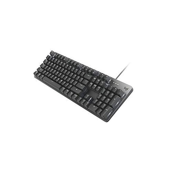Logitech K845 Mechanical Illuminated Keyboard,Mechanical Switches, Strong Adjustable Tilt Legs, Full Size, Aluminum Top Case, 104 Keys, USB Corded, Windows (TTC Blue Switches)