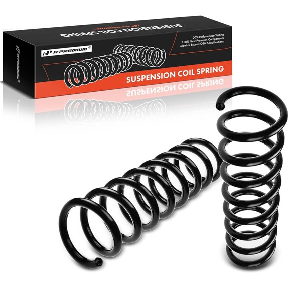 A-Premium 2Pcs Front Suspension Coil Spring Set Compatible with Mercedes-Benz W210 E320 1995-2003, E430 1998-2002, Driver and Passenger Side