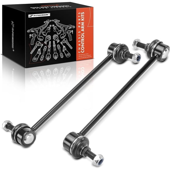 A-Premium 2Pcs Front Sway Bar Link Stabilizer Link Kit Compatible with Ford Focus 2000-2011, Replaces# 98AG3B438AD, YS413B438AA