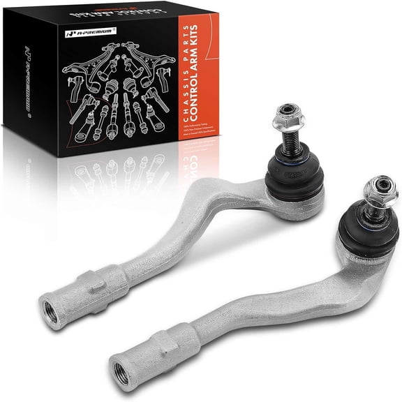 A-Premium 2Pcs Outer Tie Rod End Kit Compatible with Audi A4, A4 Quattro, A6, A6 Quattro, A4 allroad, A5, A5 Quattro, A7 Quattro, allroad, Q5, RS5, RS7, S4, S5, S6, S7, SQ5 & Porsche Macan