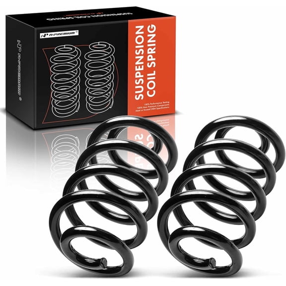 A-Premium 2Pcs Rear Coil Spring Set Compatible with Chevrolet Blazer, C10 Pickup, C10 Suburban, C20 Suburban & GMC C15, C1500 Pickup