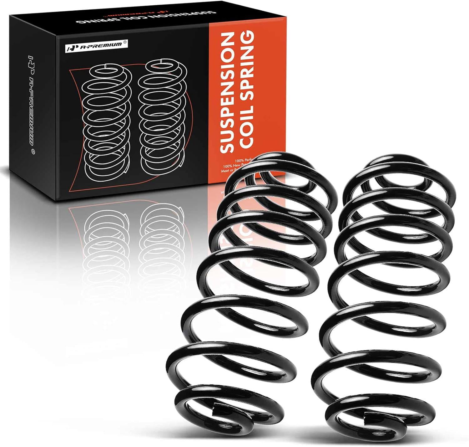 Capri Rear Spring A-Premium 2Pcs Rear Coil Spring Set Compatible with Chevrolet Impala ...