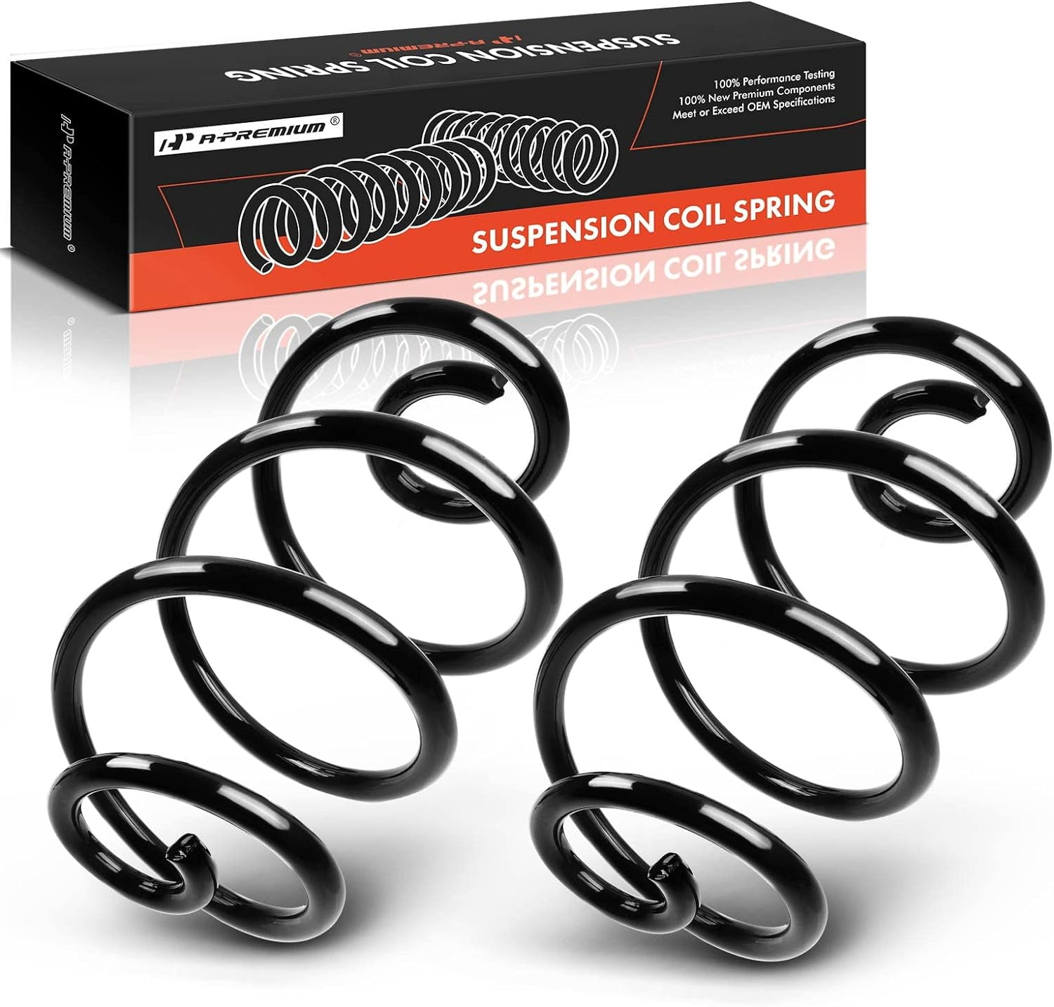A-Premium 2Pcs Rear Suspension Coil Spring Set Compatible with Cadillac ...