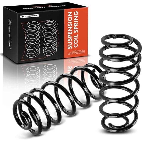 A-Premium 2Pcs Rear Suspension Coil Spring Set Compatible with Chevrolet Malibu 2004-2012 & Pontiac G6 2006-2010 & Saturn Aura 2007-2009, Driver and Passenger Side Replace# 15829443