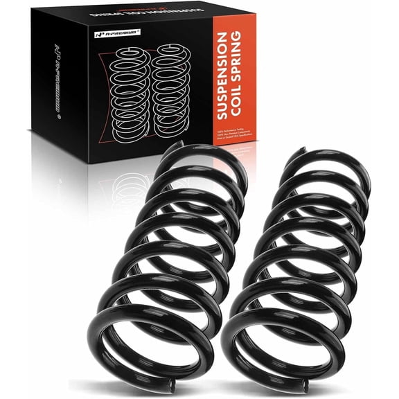 A-Premium 2Pcs Rear Suspension Coil Spring Set Compatible with Nissan Pathfinder Armada 2004 Armada 2006-2015 & INFINITI QX56 2004-2010 Driver and Passenger Side Replace# 550207S621
