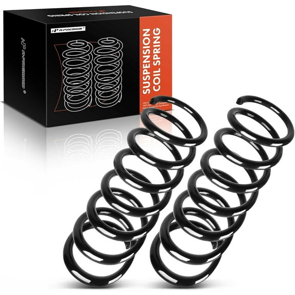 A-Premium 2Pcs Rear Suspension Coil Spring Set Compatible with Toyota Sienna 1998 1999 2000 2001 2002 2003 3.0L, Driver and Passenger Side, Replace# 48231AE014, 48231AE021