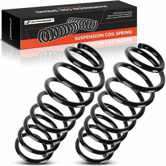A-Premium 2Pcs Rear Suspension Coil Spring Set Compatible with Ford Fusion 2010-2012 & Mercury Milan 2010-2011 2.5L 3.0L, Driver and Passenger Side