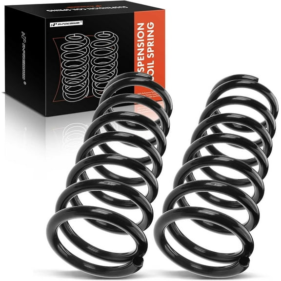A-Premium 2Pcs Rear Suspension Coil Spring Set Compatible with Nissan Pathfinder 2005-2012 4.0L 5.8L, Driver and Passenger Side, Replace# 55020EA501
