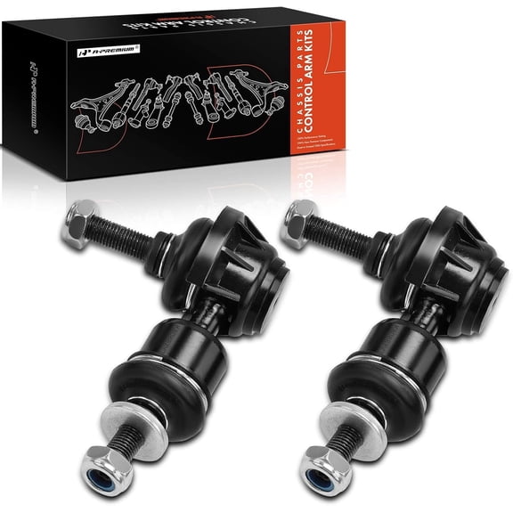 A-Premium 2Pcs Rear Sway Bar Link Stabilizer Link Kit Compatible with Mazda 3 2004-2013, 5 2006-2010/2012-2017, 3 Sport 2009-2013 & Volvo S40 2004-2011, C30 2007-2013, C70 2006-2013, V50 2005-2011