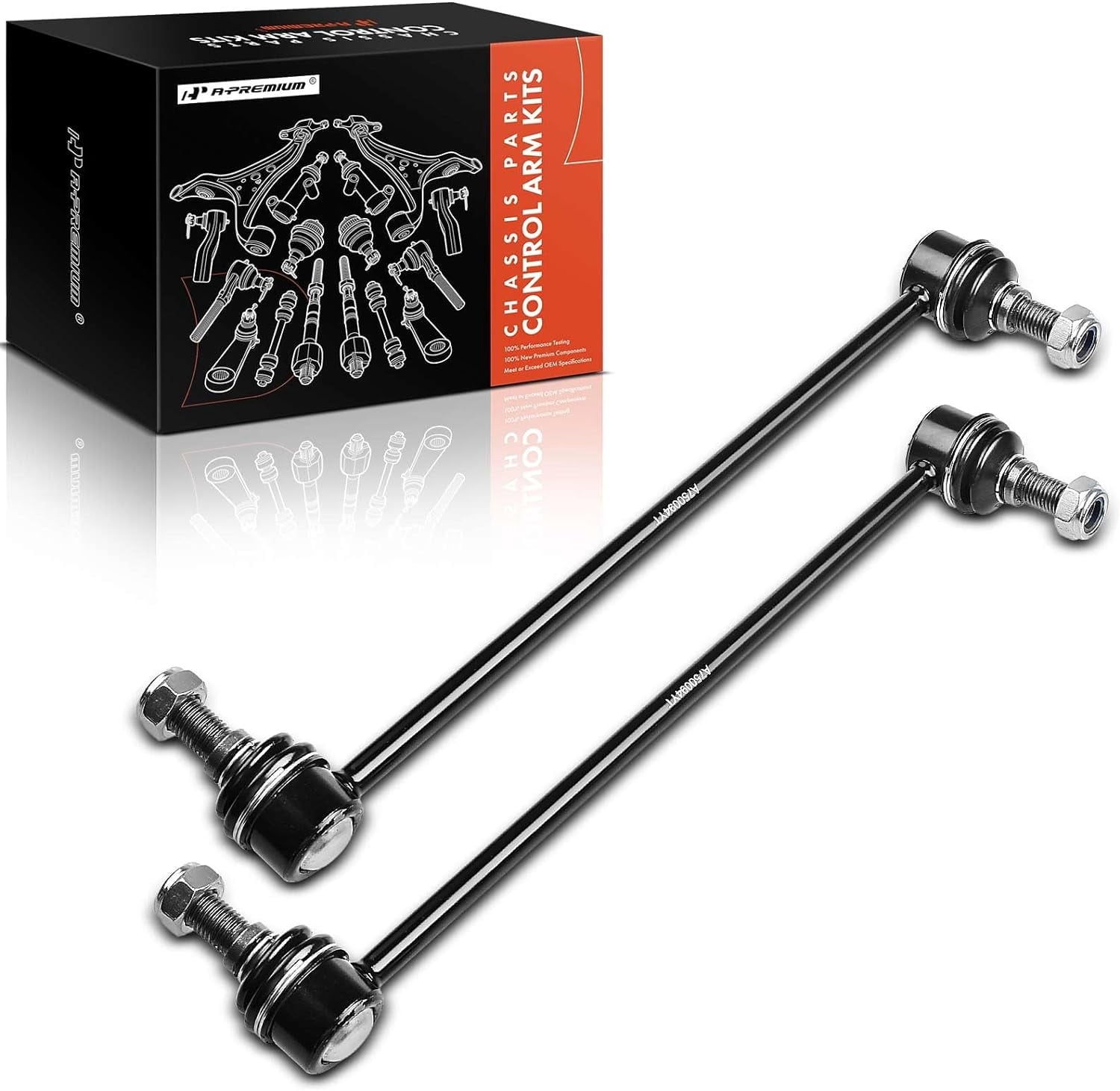 A-Premium 2x Front Sway Bar Links Stabilizer Bar Links, Compatible with Nissan Altima, Maxima, Murano, Pathfinder, Quest, Rogue, Rogue Select & Infiniti JX35, Replace # K750094, K750095