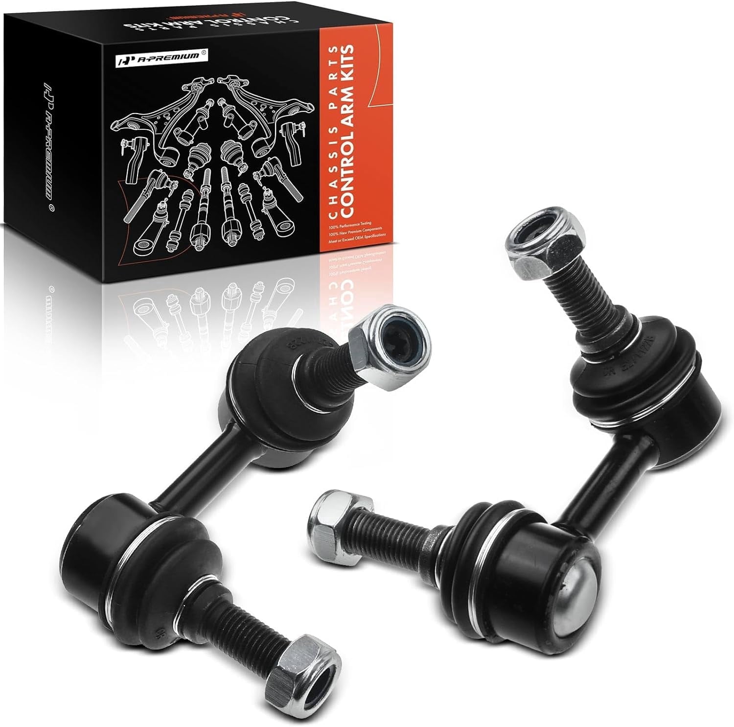 A-Premium 2x Front Sway Bar Links Stabilizer Bar Links, Compatible with Nissan Frontier 2005-2019, Pathfinder 2005-2012, Xterra 2005-2015 & Suzuki Equator 2009-2012, Replace # K80470, K80471