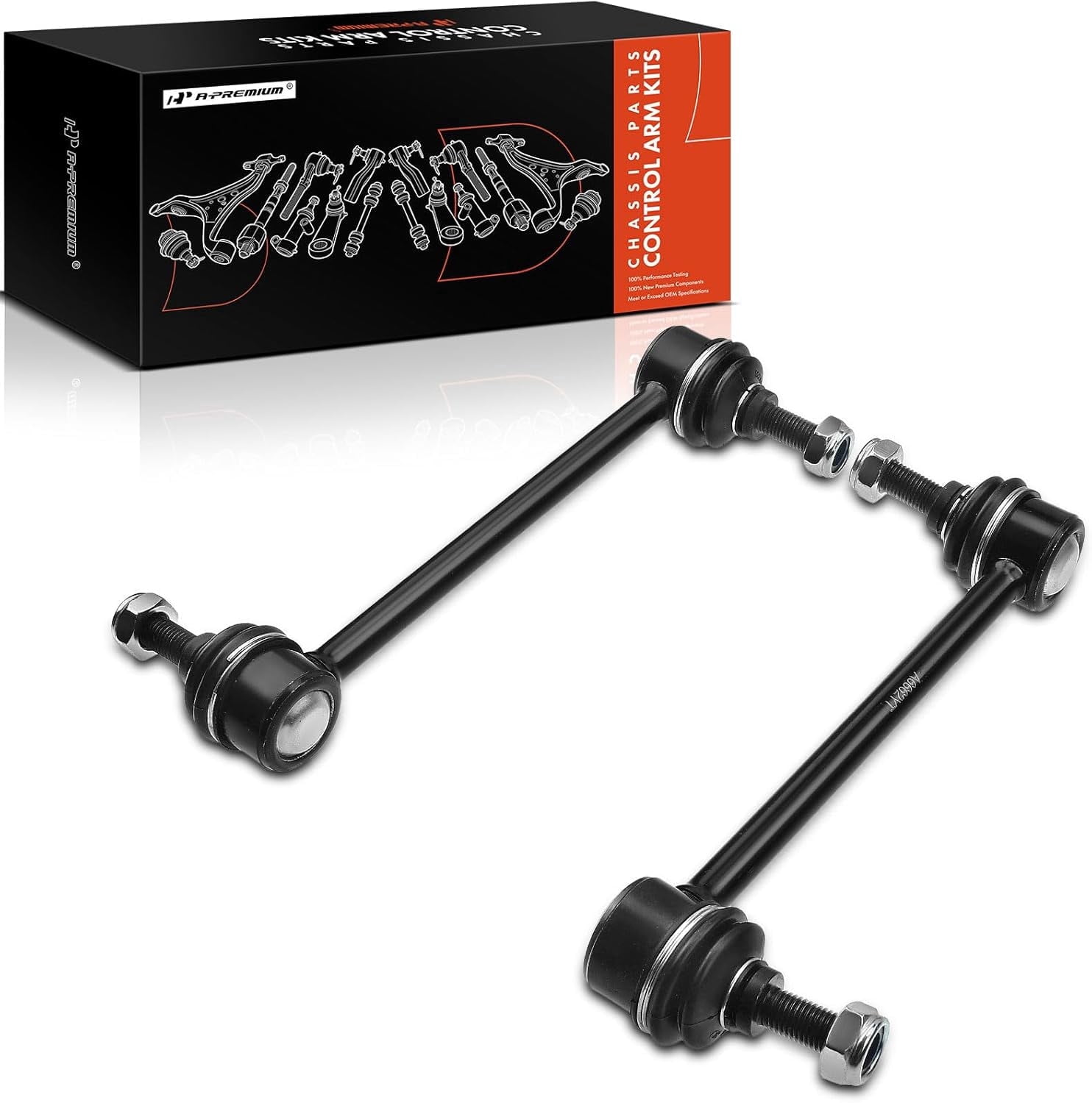 A-Premium 2x Rear Sway Bar Links Stabilizer Bar Links, Compatible with Chevrolet Impala, Impala Limited, Monte Carlo & Hyundai Sonata, XG300, XG350 & Kia & Buick & Oldsmobile & Pontiac, K6662
