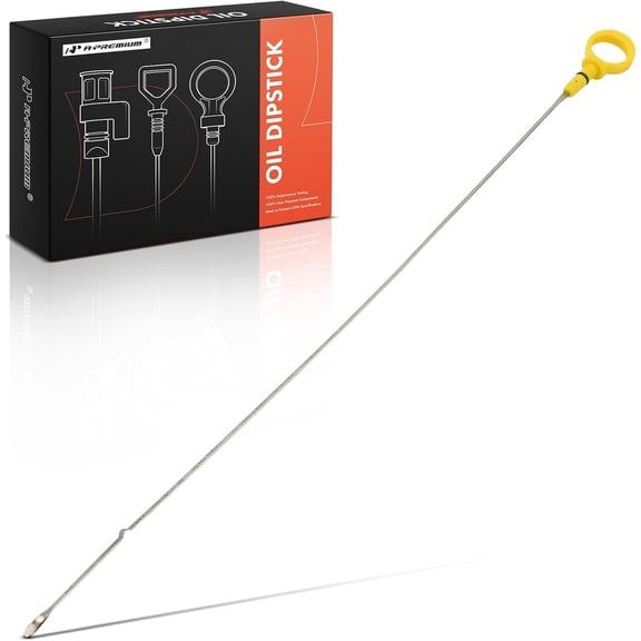 A-Premium 3.5L 6 Cyl Engine Oil Dipstick Compatible with Dodge Charger 2006-2010, Challenger 2009-2010, Magnum 2005-2008 & Chrysler 300 2005-2010, RWD Only, Engine Oil Measuring Rod Dip Stick