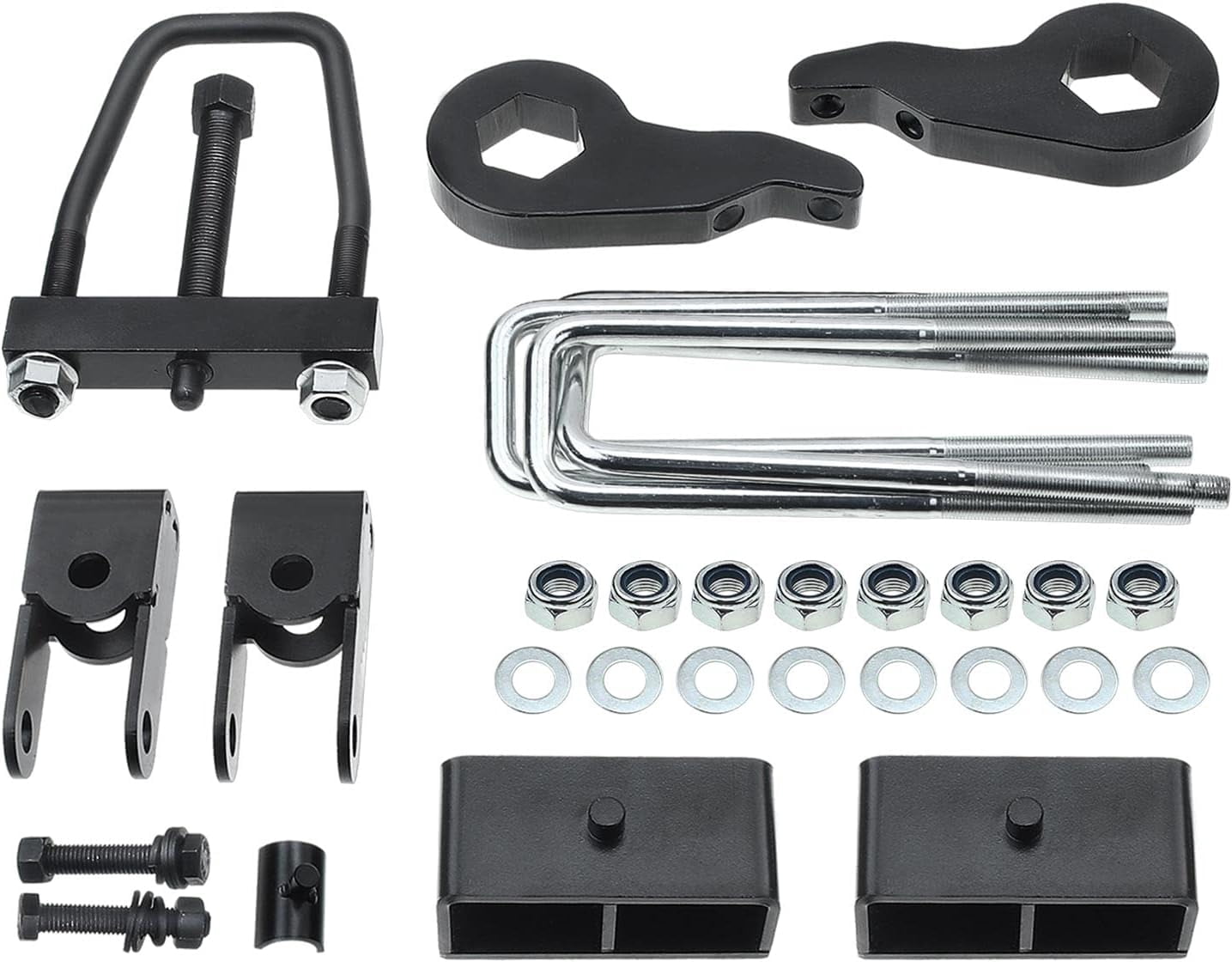 A-Premium 3" Front & 2" Rear Suspension Leveling Lift Kit Compatible with Chevrolet Silverado 1500 1999-2006 Silverado 1500 Classic GMC Sierra 1500 Classic