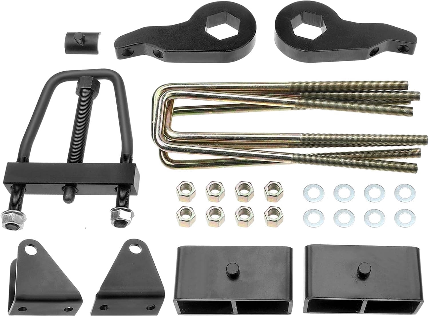 A-Premium 3" Front & 2" Rear Suspension Leveling Lift Kit Compatible with Chevrolet Silverado 2500 3500 HD GMC Sierra 2500 3500 HD Fits select: 20012003-2006 CHEVROLET SILVERADO K2500 HEAVY DUTY