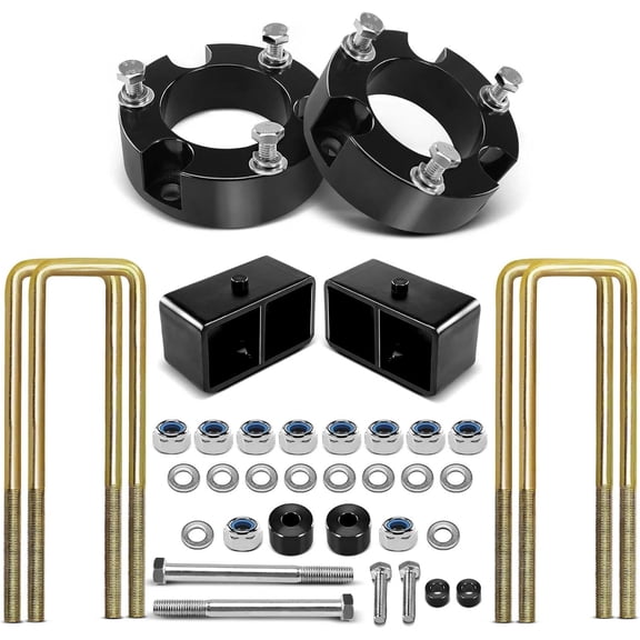 A-Premium 3" Front & 3" Rear Suspension Leveling Lift Kit Compatible with Toyota Tacoma 2005-2022 4WD