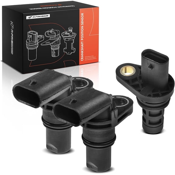 A-Premium 3-PC Engine Camshaft Crankshaft Position Sensor Compatible with Audi A4 2011/2013-2016, A4 allroad 2013-2015, A4 Quattro 2013-2015, Q5, A5, A5 Quattro, A6, A6 Quattro, TT Quattro, allroad