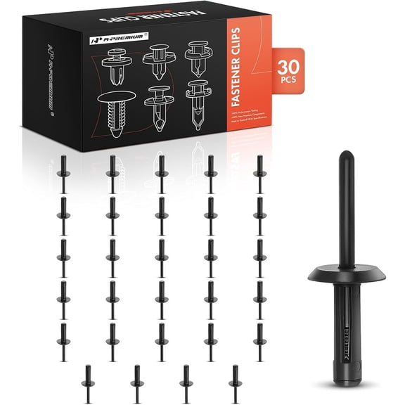 A-Premium 30 PCS Blind Rivet Car Retainer Fastener Push Pin Clips Compatible with GM Models - for 7.14mm