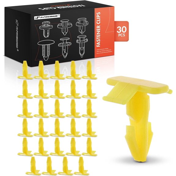A-Premium 30 PCS Body Panel Car Retainer Fastener Push Pin Clips Compatible with Nissan Altima 2019 Rogue 08-15 Rogue Sport 2017-2019 Sentra Versa Versa Note Murano Maxima Titan Juke Leaf NV200 Cube