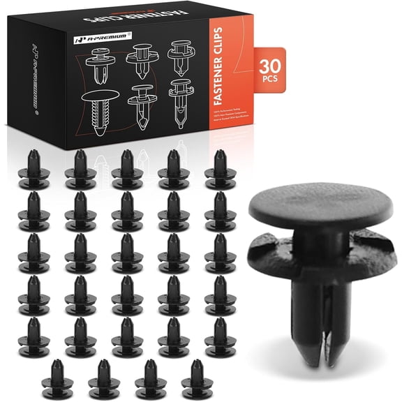 A-Premium 30 PCS Cowl Vent & Outside Mirror Retainer Clips Push-Type Compatible with Nissan Sentra 2013, Versa 2007-2012, Titan 2017-2019, Armada 2017-2019, Juke, Leaf, NV200, Cuba, Titan XD