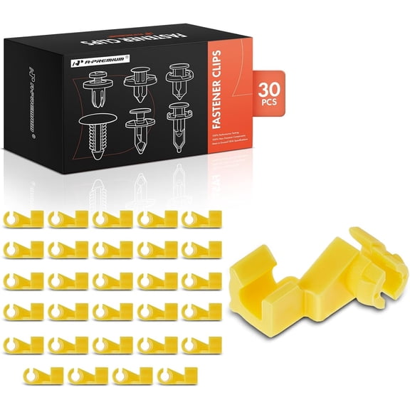 A-Premium 30 PCS Door Lock Handle Snap Retainers Clips Compatible with Toyota Camry 1992-1996, Tacoma 1995-2004, Previa 1991-1997 & Lexus RX300, ES250, ES300, IS300, LS430, SC430 - for 8.5mm Hole