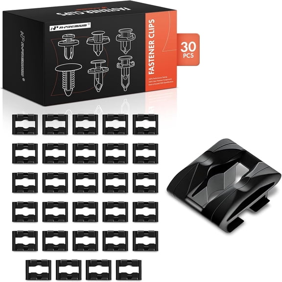 A-Premium 30-Pack Nylon Front Bumper & Tow Bracket Cover Car Retainer Fastener Push Pin Clips Compatible with Land Rover Range Rover 2006-2009 LR4 2010-2016 LR2 2013-2015 LR3 2006-2009 - for 12.7mm