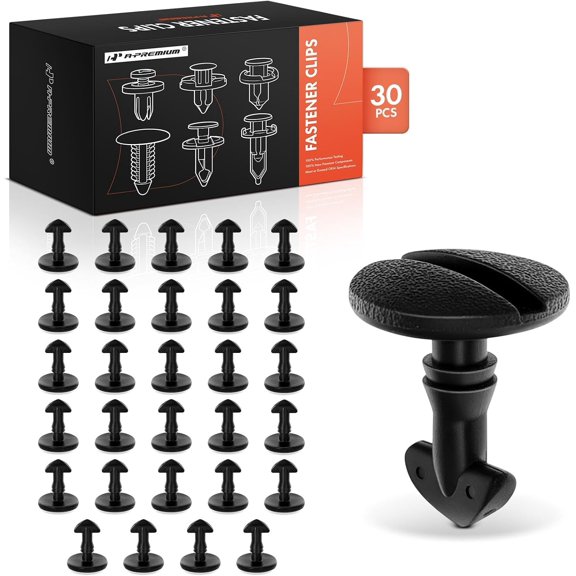 A-Premium 30 PCS Nylon Fastener Tow Bracket Cover Car Retainer Fastener Push Pin Clips Compatible with Land Rover Range Rover Sport 2006-2009 LR4 2010-2016 LR2 2008-2015 LR3 2005-2009