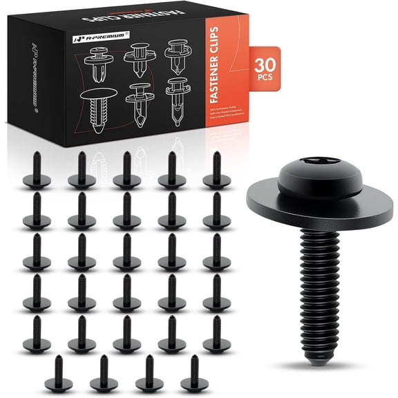 A-Premium 30 PCS Front Bumper Fender Car Retainer Fastener Push Pin Clips Compatible with Volkswagen Jetta Passat Golf Tiguan Beetle Atlas CC Touareg GTI Arteon e-Golf Atlas Cross Sport Golf Alltrack