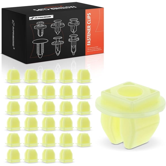 A-Premium 30-Pack Nylon Front and Rear Bumper Car Retainer Fastener Push Pin Clips Compatible with Nissan Sentra 2016-2019 Versa 2012-2019 Versa Note 2015-2019 Pathfinder 2013-2019