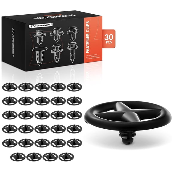 A-Premium 30 PCS Hood Insulation Retainer Clips Compatible with Nissan Altima, Rogue, Sentra, Versa, Frontier, Murano, Pathfinder, Maxima, Armada, Juke, Leaf & Infiniti & Mercury - for 7mm Hole