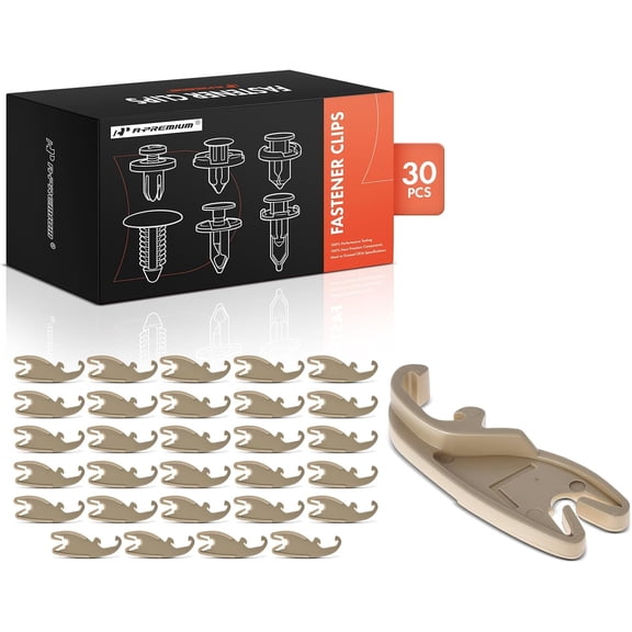 A-Premium 30 PCS Left Hand Side Door Lock Pawl Car Retainer Fastener Push Pin Clips Compatible with Ford F-150 F-250 F-350 Explorer Mustang Taurus E-150 Econoline Lincoln Continental Mercury Cougar