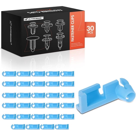 A-Premium 30 PCS Left Side Door Lock Rod End Clip Retainer Fastener Compatible with Mazda Models - for 6mm Hole
