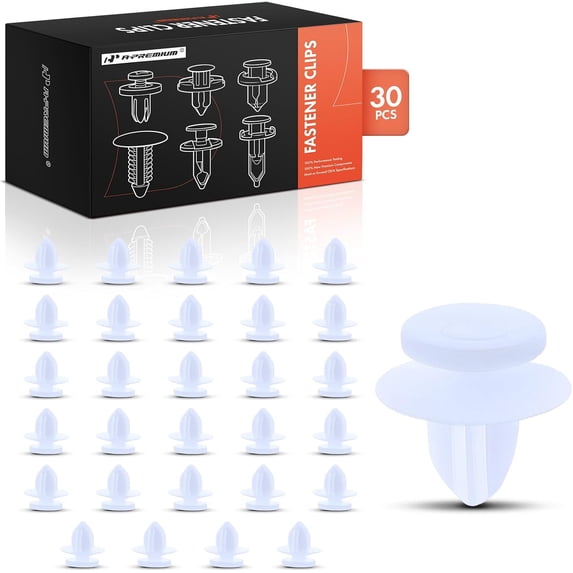 A-Premium 30 PCS Molding Retainer Clip Compatible with Mitsubishi Outlander 2014-2021, Lancer 2008-2017, Galant 2004-2012, Eclipse Cross 2018-2020, Outlander PHEV 2018-2021