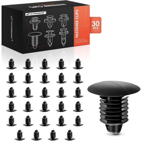 A-Premium 30 PCS Radiator Baffle Retainer Clip Compatible with Cadillac CTS 2014-2017 & Buick Riviera 1995-1999 & Oldsmobile Aurora 1995-1999 & Pontiac Bonneville 1996-1999 & Saturn Outlook
