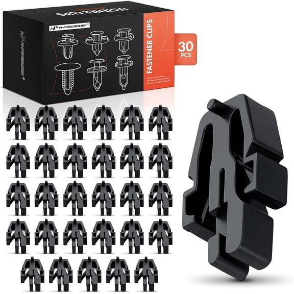 A-Premium 30 PCS Radiator Grille Clips Fasteners Compatible with Toyota Camry, RAV4, Corolla, Prius, Tacoma, Highlander, Sienna, 4Runner, Avalon, Yaris, FJ Cruiser, Land Cruiser, Celica, Echo