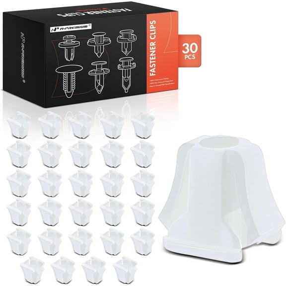 A-Premium 30 PCS Retainer Clip Fasteners Compatible with GMC Sierra, Yukon, Jimmy, K2500, Typhoon & Chevrolet Tahoe & Cadillac Escalade & Buick & Oldsmobile & Pontiac - for 12.7mm-14.29mm Hole