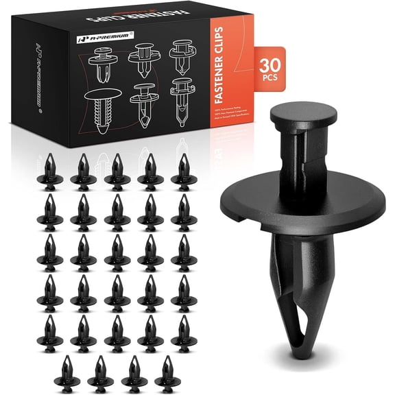 A-Premium 30 PCS Retainer Clip Fasteners Compatible with GM Replaces 22535007 - for 12.7mm Hole