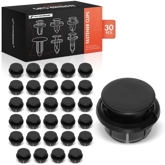 A-Premium 30 PCS Side Mud Guard Push-Type Retainer Clips Compatible with Lexus IS200t, IS250, IS300, IS350, GS200t, GS350, GS450h, RC F, RC200t, RC300, RC350 & Toyota Yaris - for 22mm Hole
