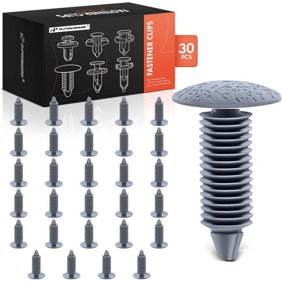 A-Premium 30 PCS Trim Panel Car Retainer Fastener Push Pin Clips Single Head Compatible with Ford Taurus 2000 2001 2002 2003 - for 7.1mm