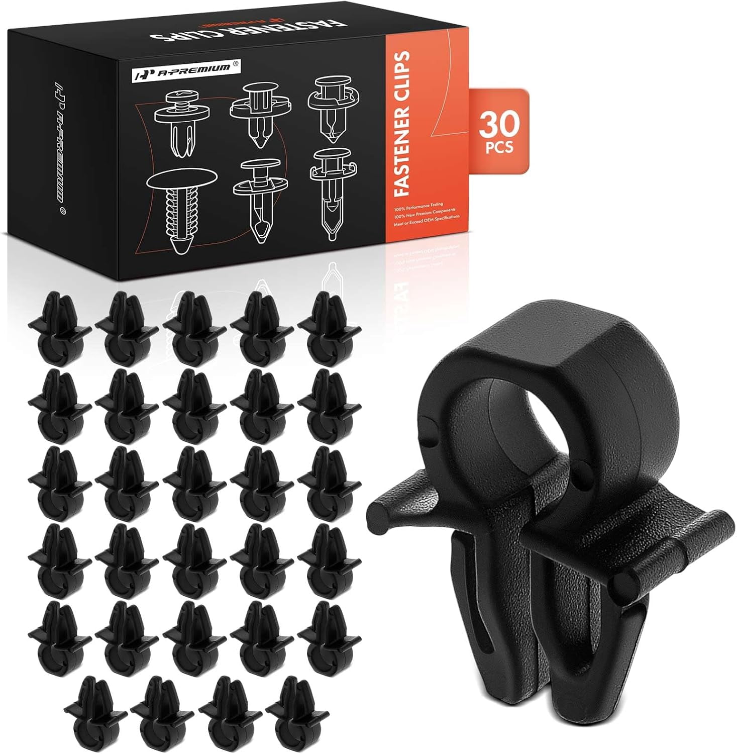 Wire Retainer Routing Clips A-Premium 30 PCS Tube/Cable Routing Clip Mount Retainer Compatible with ...