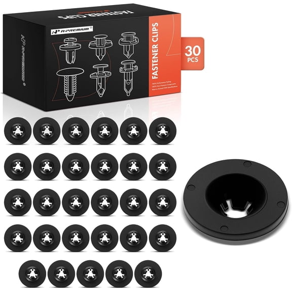 A-Premium 30 PCS Nylon Under Engine Cover Push Nut Car Retainer Fastener Push Pin Clips Compatible with Kia Sorento 2016 2017 2018 2019 2020