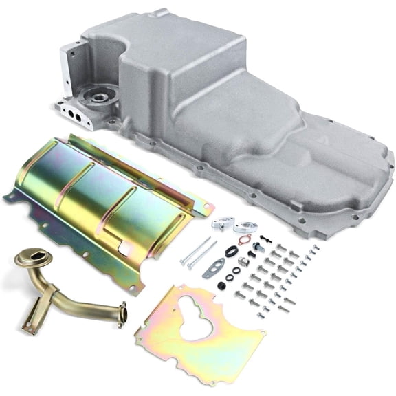 A-Premium 302-20, 81577 Rear Sump LT Swap Retrofit Oil Pan & Pickup Tube Kit, Compatible with Chevy Gen V LT Engine LT1 LT4 L83 L86 5.3L 6.2L 67-92 Camaro Firebird 64-72 A-Body 78-87 G-Body