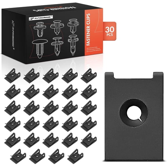 A-Premium 30PCS Metal Retainer Clip Fasteners Compatible with GM Replaces 9433156