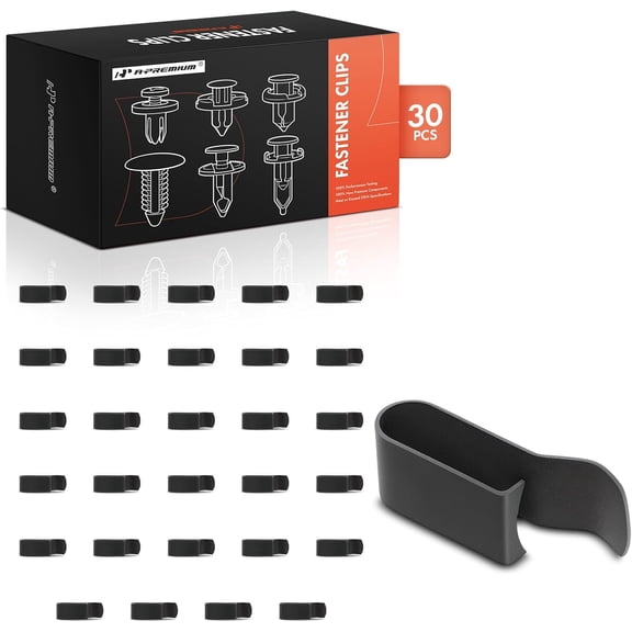 A-Premium 30PCS Metal Wire Loom Clamp Clips Fastener Compatible with Ford & GM Models