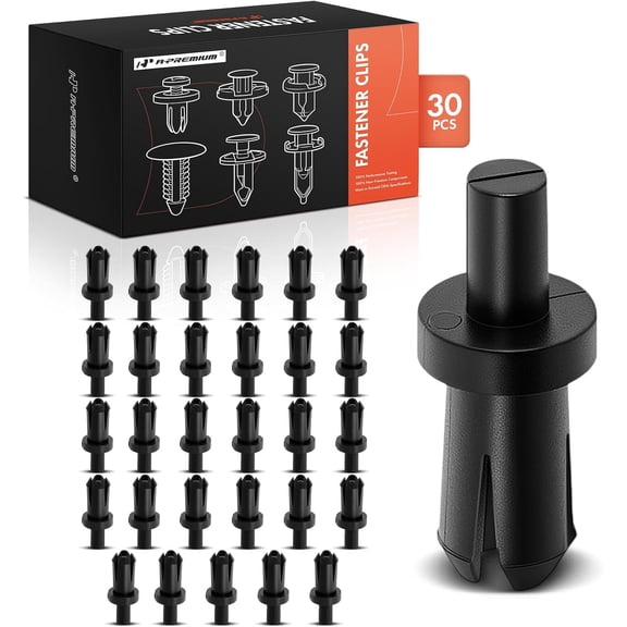 A-Premium 30-Pack Door Handle Hardware Car Retainer Fastener Push Pin Clips Compatible with GM Models Saturn Models - for 5mm