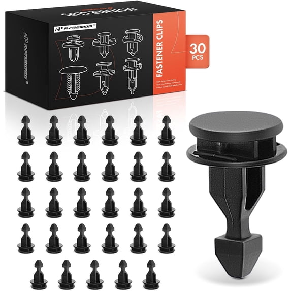 A-Premium 30PCS Nylon Engine Bulkhead Cover Striker Retainer Clips Compatible with Honda Pilot 2016-2024, Odyssey 2016-2023, Ridgeline 2017-2024 & Acura MDX 2014-2020/2022-2024, RDX 2014-2023, TLX