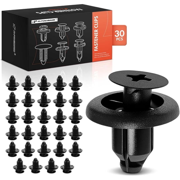 A-Premium 30PCS Nylon Fender Liner Clips Fasteners Compatible with Subaru Outback 2005-2007, Forester 2003-2021, Impreza 2002-2014, Legacy 2005-2007, Baja 2003-2004, BRZ 2013-2020 - for 7mm Hole