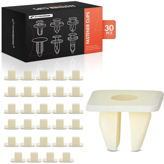 A-Premium 30-Pack Nylon Headlight Adjusting Screw Nut Car Retainer Fastener Push Pin Clip Compatible with Honda CR-V Civic Accord Pilot Odyssey Fit HR-V Ridgeline Crosstour Insight Acura RDX TSX ILX