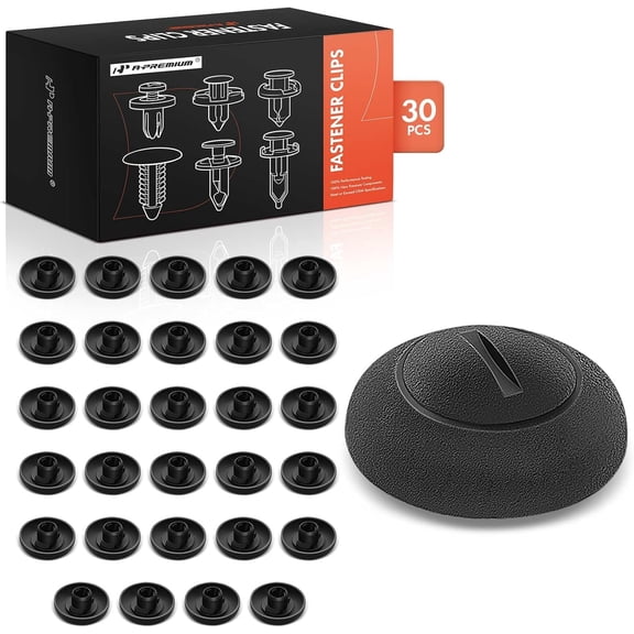 A-Premium 30PCS Nylon Rear Fender Liner Nut Wheelarch Mud Guard Mounting Grommet Compatible with Hyundai Elantra, Accent, Tucson, Genesis, Veloster, Equus, Genesis Coupe, Santa Fe & Kia Sonto
