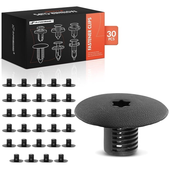 A-Premium 30 PCS Nylon Car Retainer Fastener Push Pin Clips Compatible with Dodge Durango 2001-2003 Dakota 2001-2011 Ram Dakota 2011